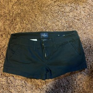 American eagle black shorts